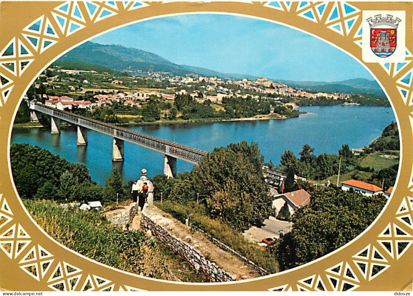 Portugal - Valença - Ponte Internacional Sobre O Rio Minho - Blasons - CPM - Carte Neuve - Voir Scans Recto-Verso - Viana Do Castelo