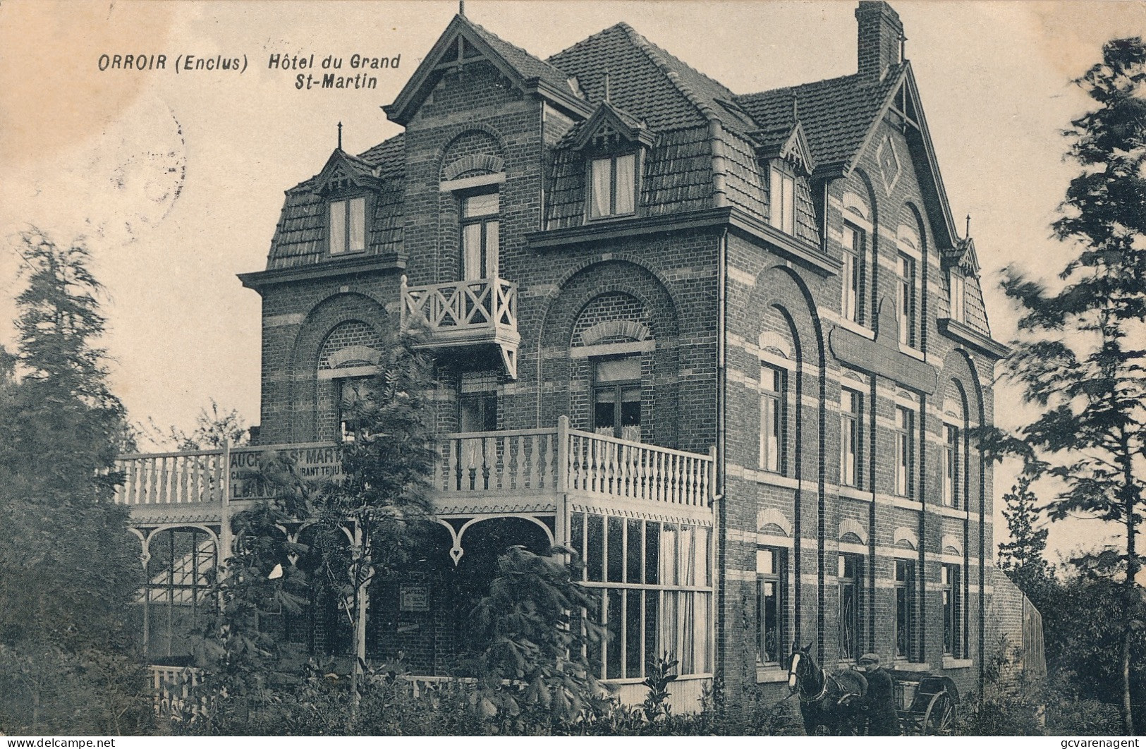 ORROIR   HOTEL DU GRAND ST.MARTIN       ZIE AFBEELDINGEN - Kluisbergen