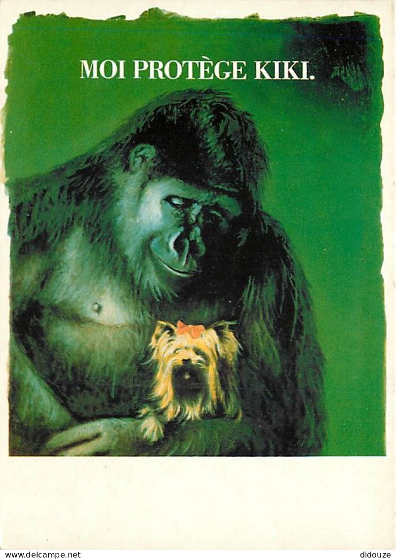 Animaux - Singes - Gorille - Moi Protège Kiki - Illustration : Maurice Betite - Carte Neuve - CPM - Voir Scans Recto-Ver - Singes