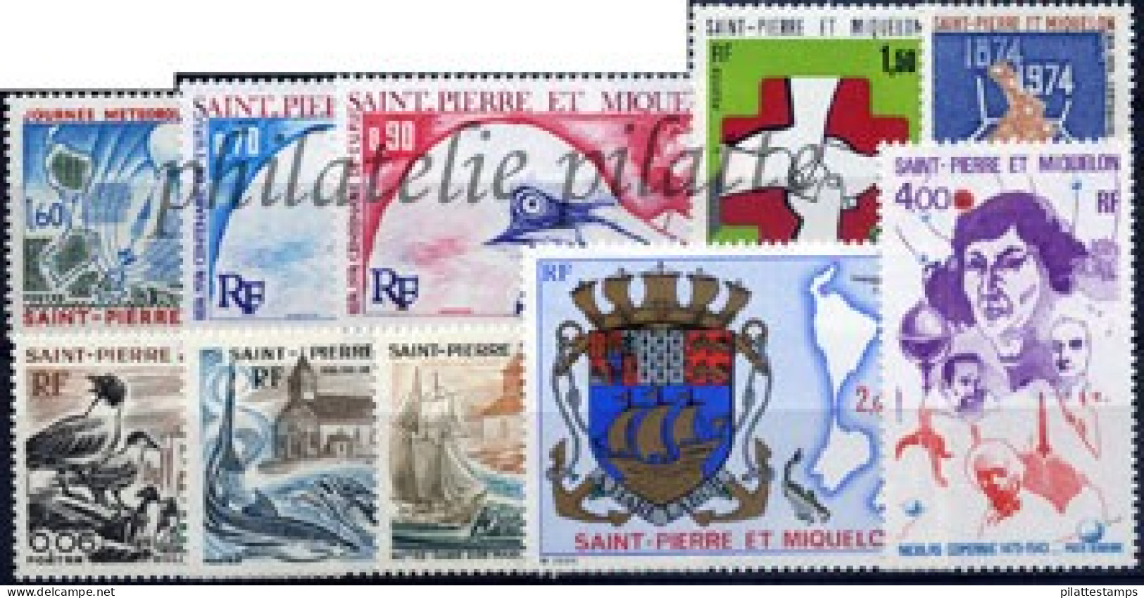 Saint-Pierre & Miquelon Année Complète 1974 - Full Years