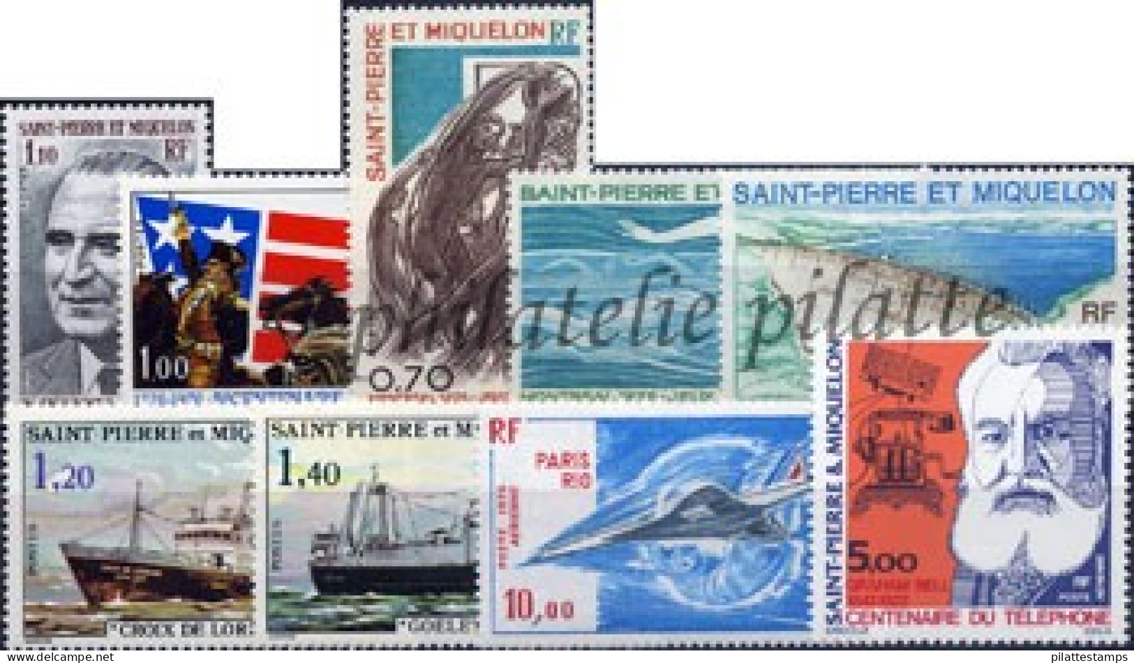 Saint-Pierre & Miquelon Année Complète 1976 - Komplette Jahrgänge