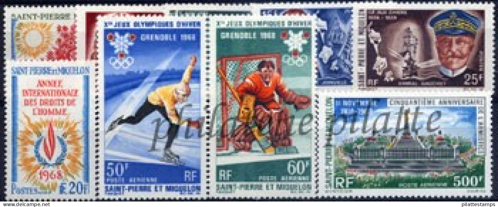 Saint-Pierre & Miquelon Année Complète 1968 - Annate Complete