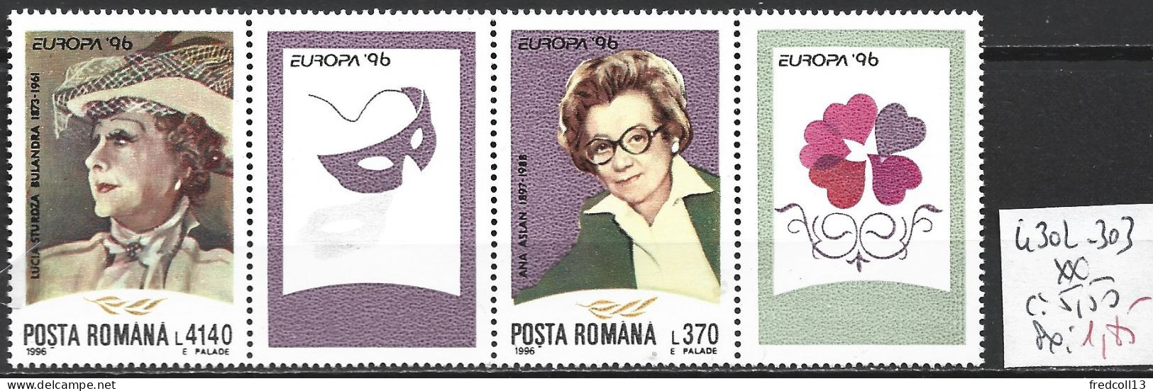 ROUMANIE 4303-03 ** Côte 5.50 € - Unused Stamps