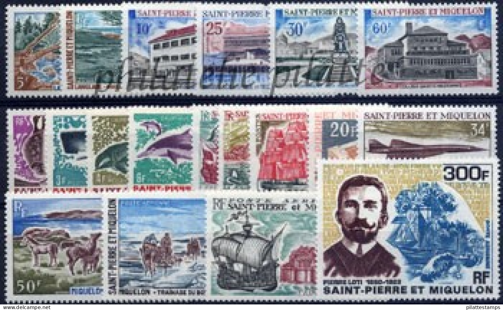 Saint-Pierre & Miquelon Année Complète 1969 - Annate Complete