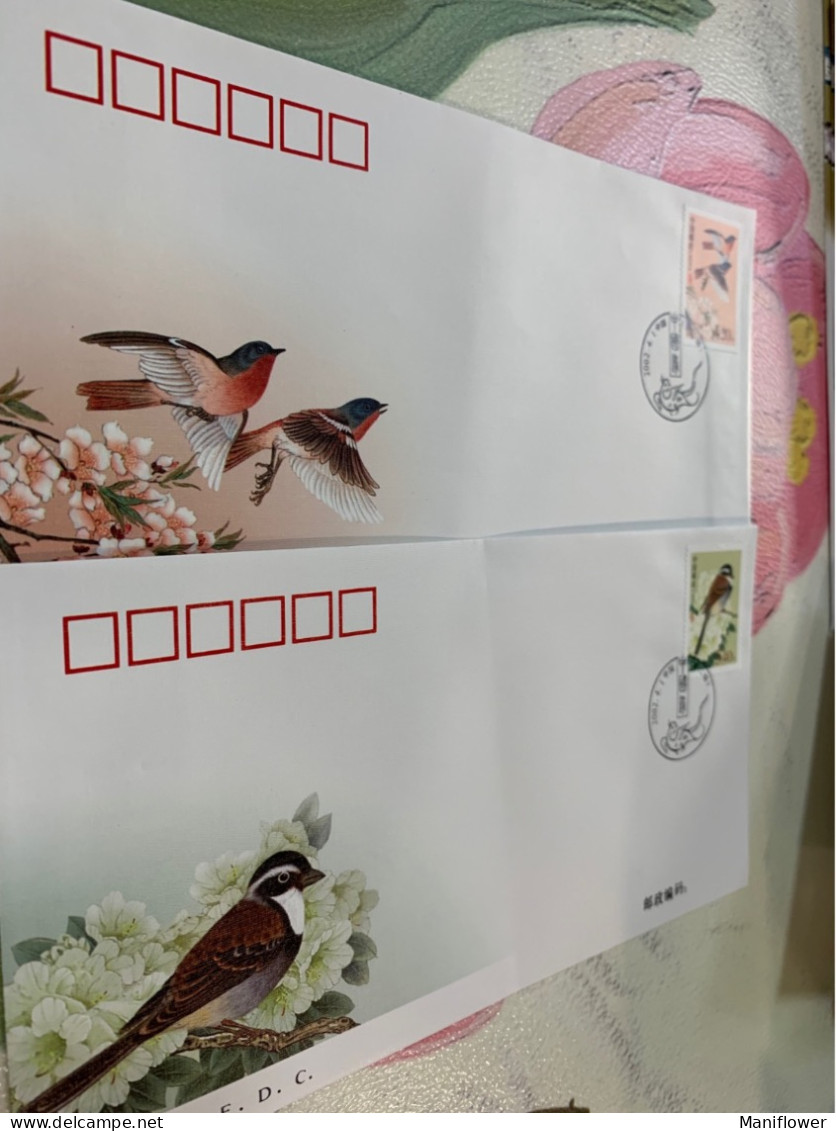 China Stamp FDC 2002 Birds - Covers & Documents