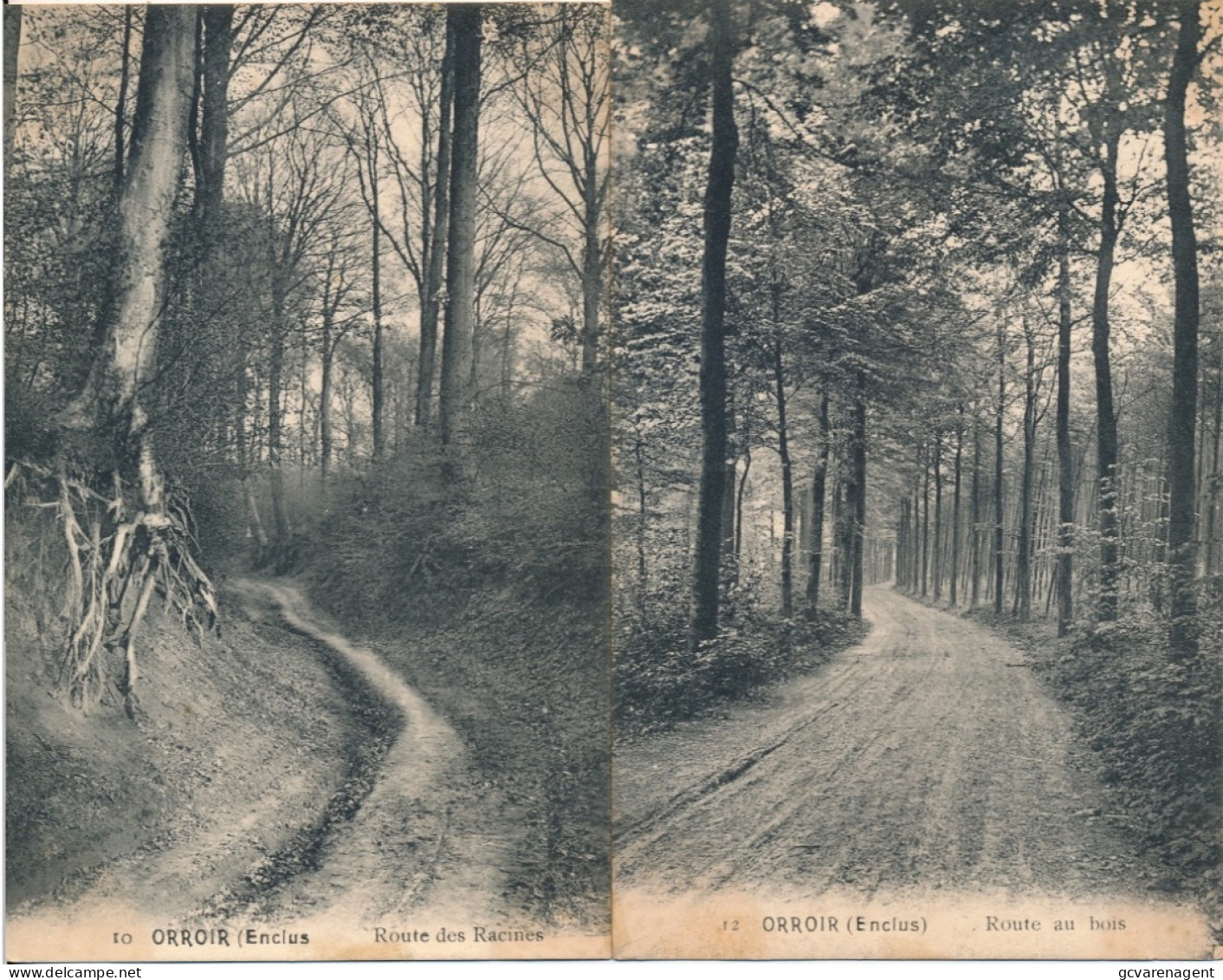 2 KAARTEN ORROIR        ZIE AFBEELDINGEN - Mont-de-l'Enclus