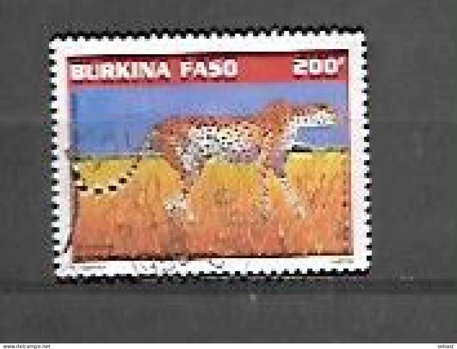 MBRE OBLITERE DU BURKINA DE 1998 N° MICHEL 1504 - Burkina Faso (1984-...)