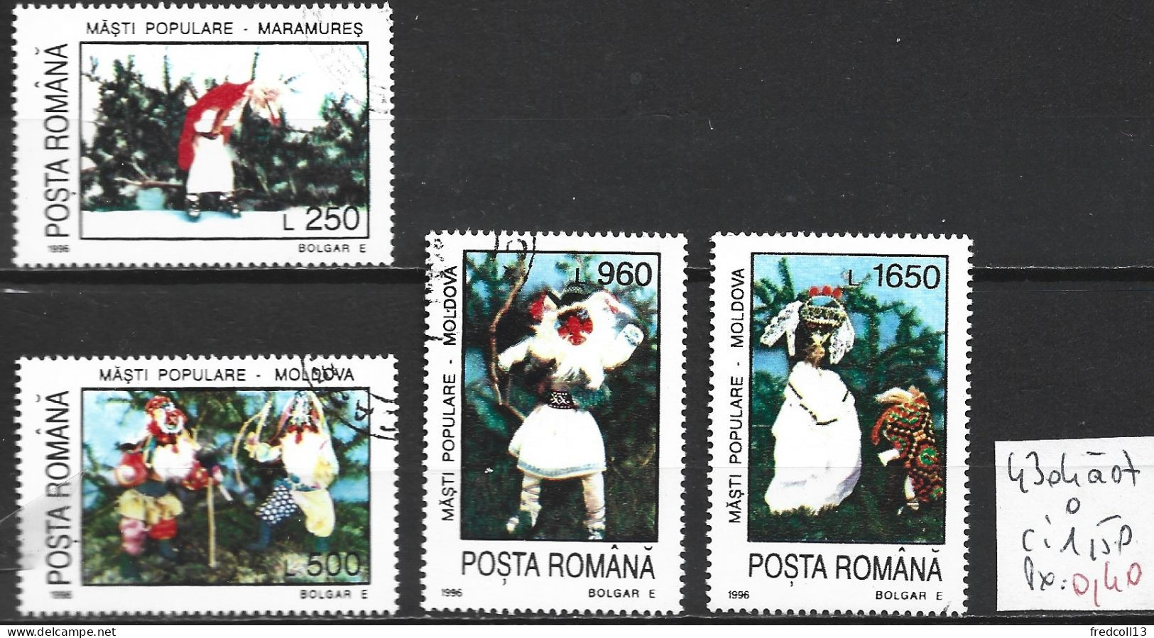 ROUMANIE 4304 à 07 Oblitérés Côte 1.50 € - Used Stamps