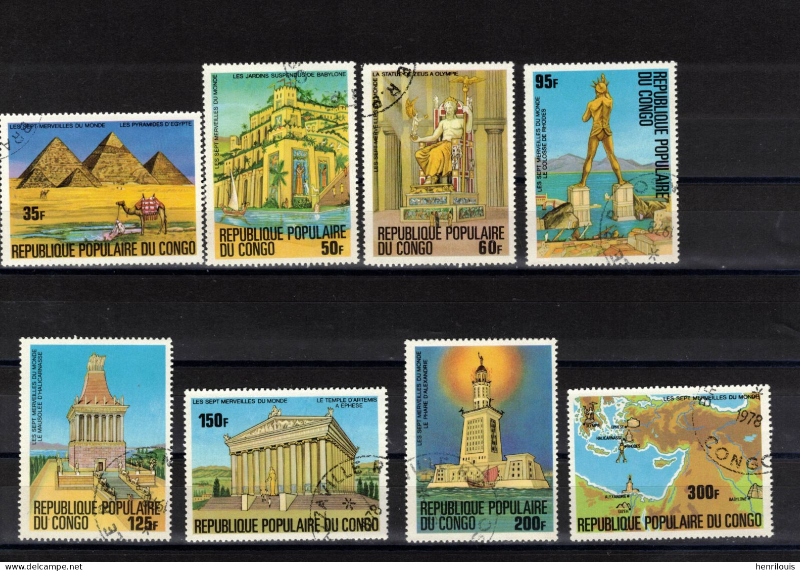 Lot De Timbres Du CONGO  ( Ref 058 ) Voir  5  Scans Et Descriptif - Vrac (max 999 Timbres)