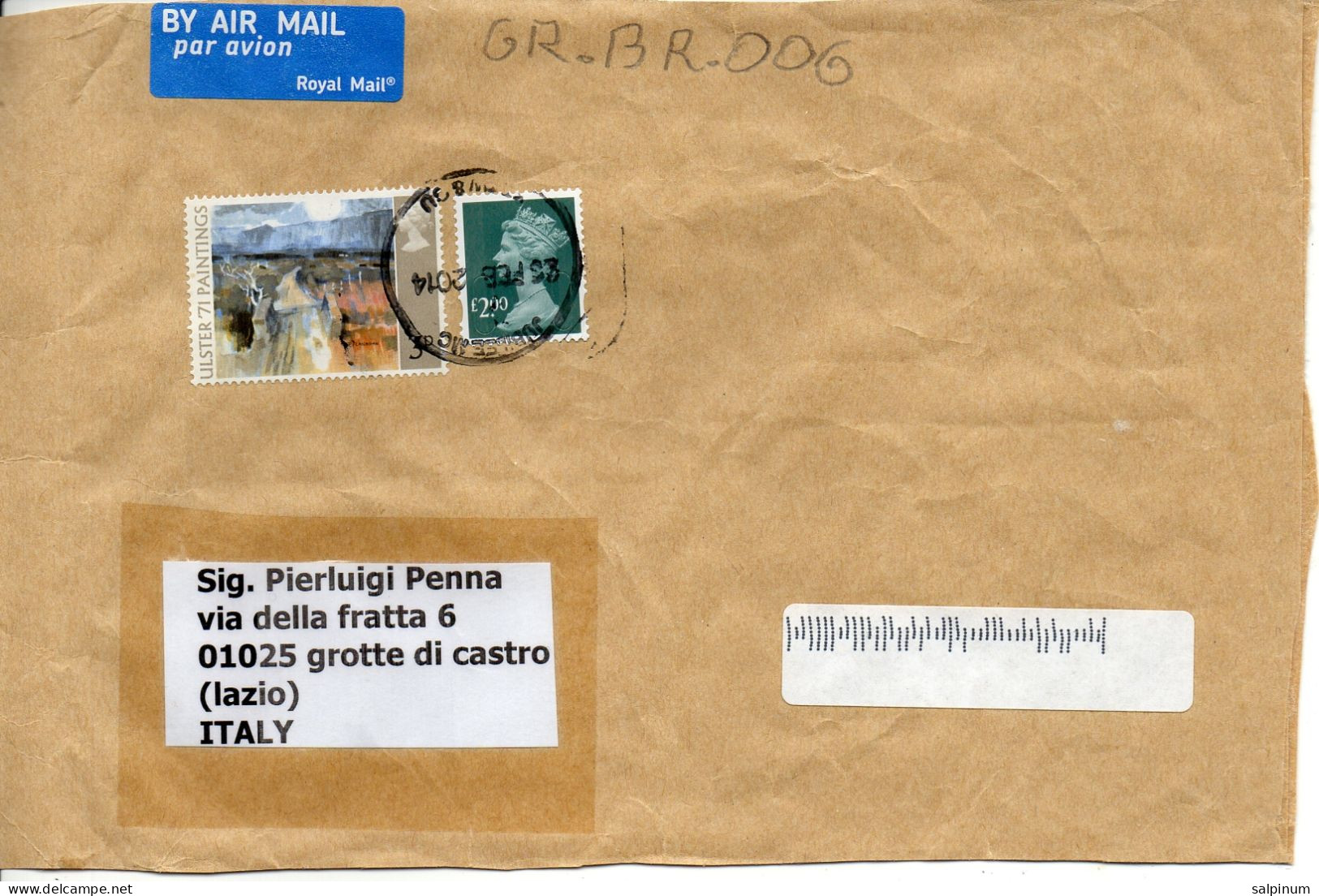 Philatelic Envelope With Stamps Sent From UNITED KINGDOM To ITALY - Brieven En Documenten