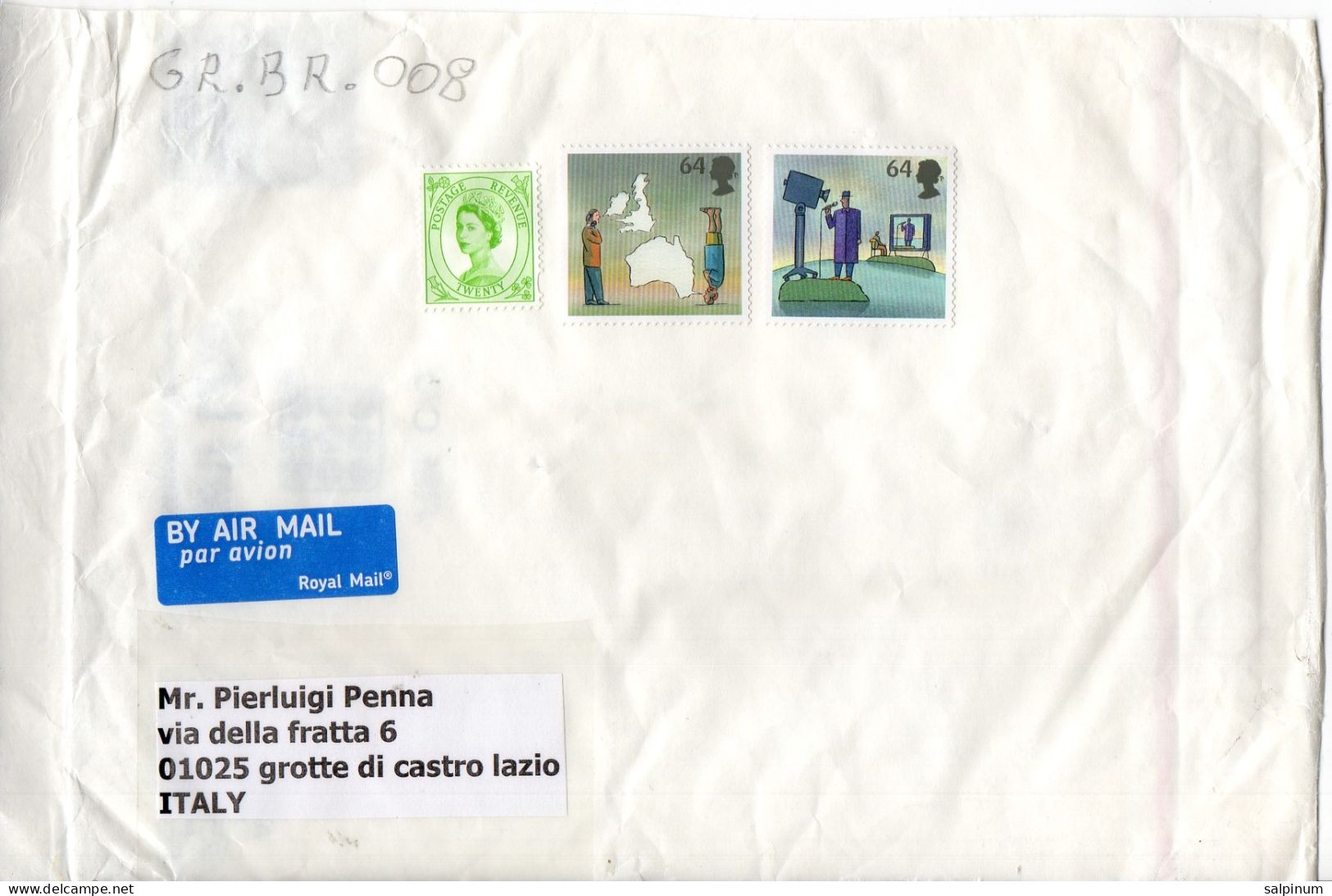 Philatelic Envelope With Stamps Sent From UNITED KINGDOM To ITALY - Brieven En Documenten