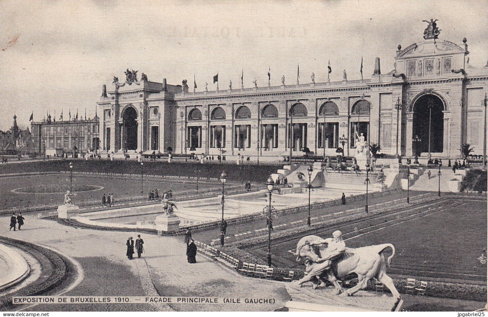 LAP Bruxelles Exposition 1910 Facade Principale - Education, Schools And Universities