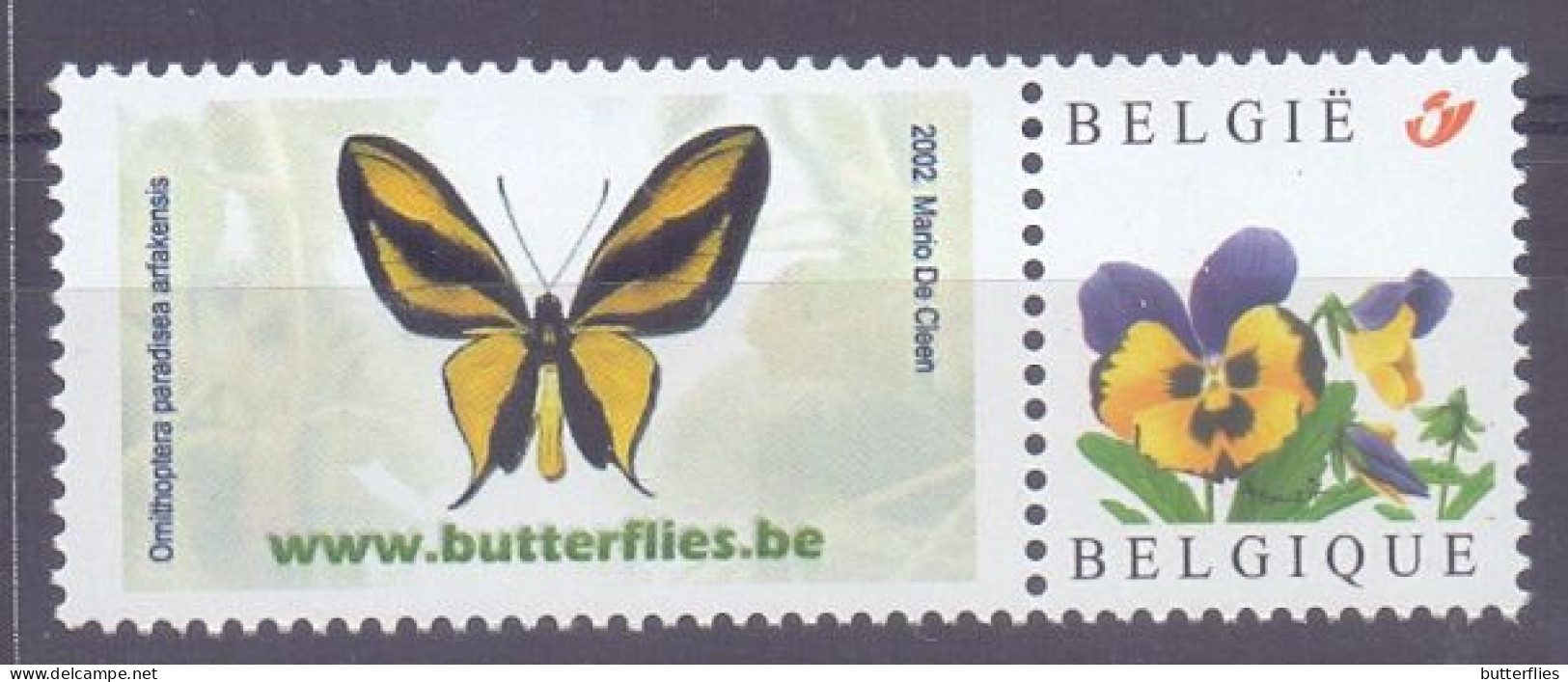 Belgie - 2001 - 3180 - Mystamps - **  Met Viooltje - Beperkte Uitgifte** - Nuovi