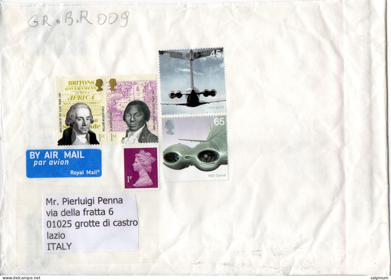 Philatelic Envelope With Stamps Sent From UNITED KINGDOM To ITALY - Storia Postale