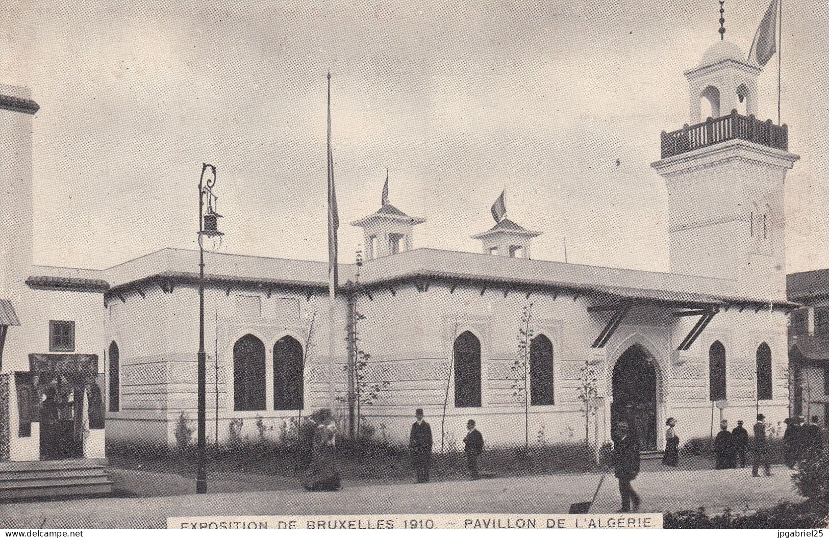 LAP Bruxelles Exposition 1910 Pavillon De L Algerie - Bildung, Schulen & Universitäten