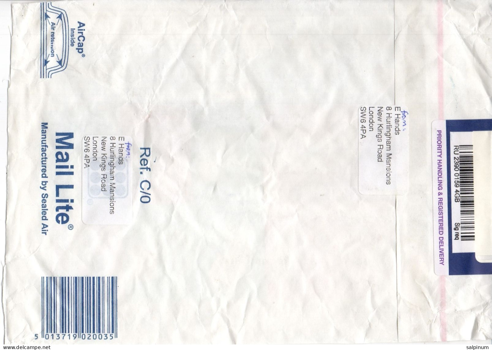 Philatelic Envelope With Stamps Sent From UNITED KINGDOM To ITALY - Brieven En Documenten