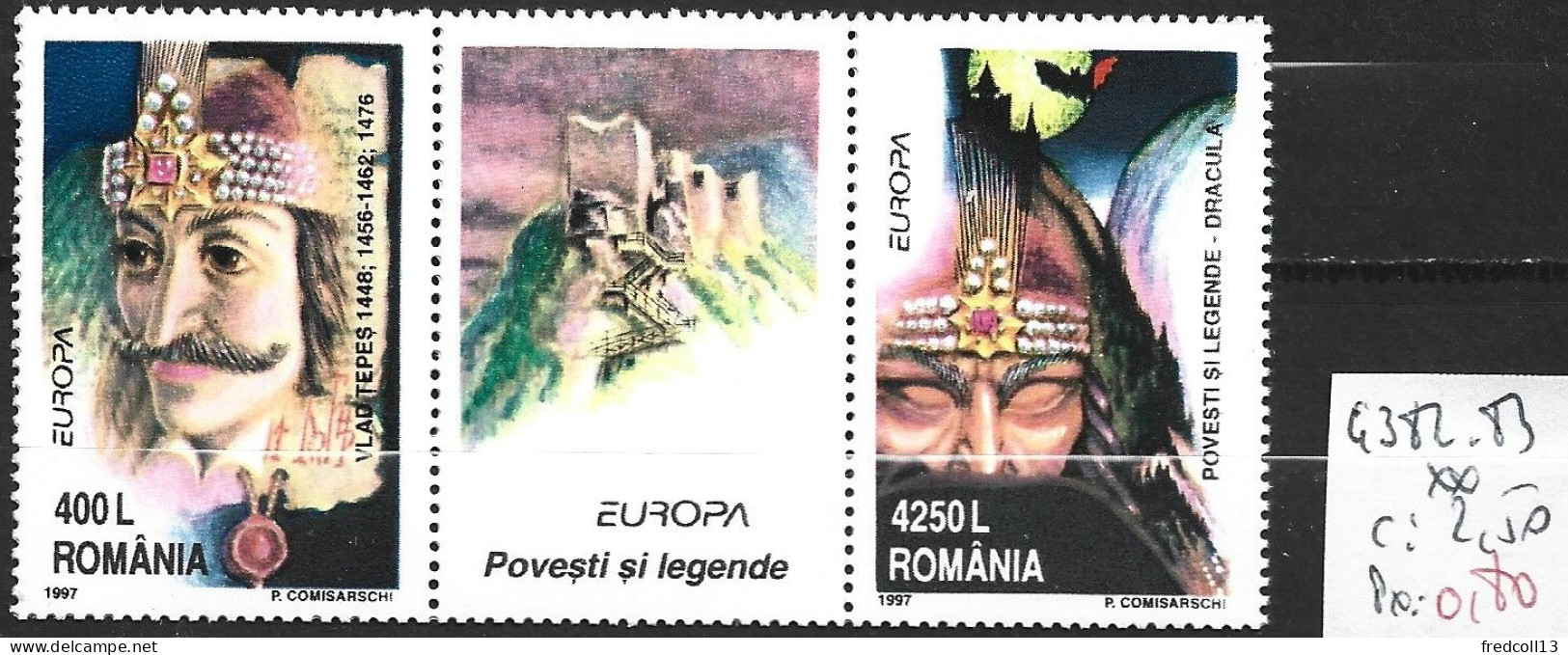 ROUMANIE 4382-83 ** Côte 2.50 € - Nuovi