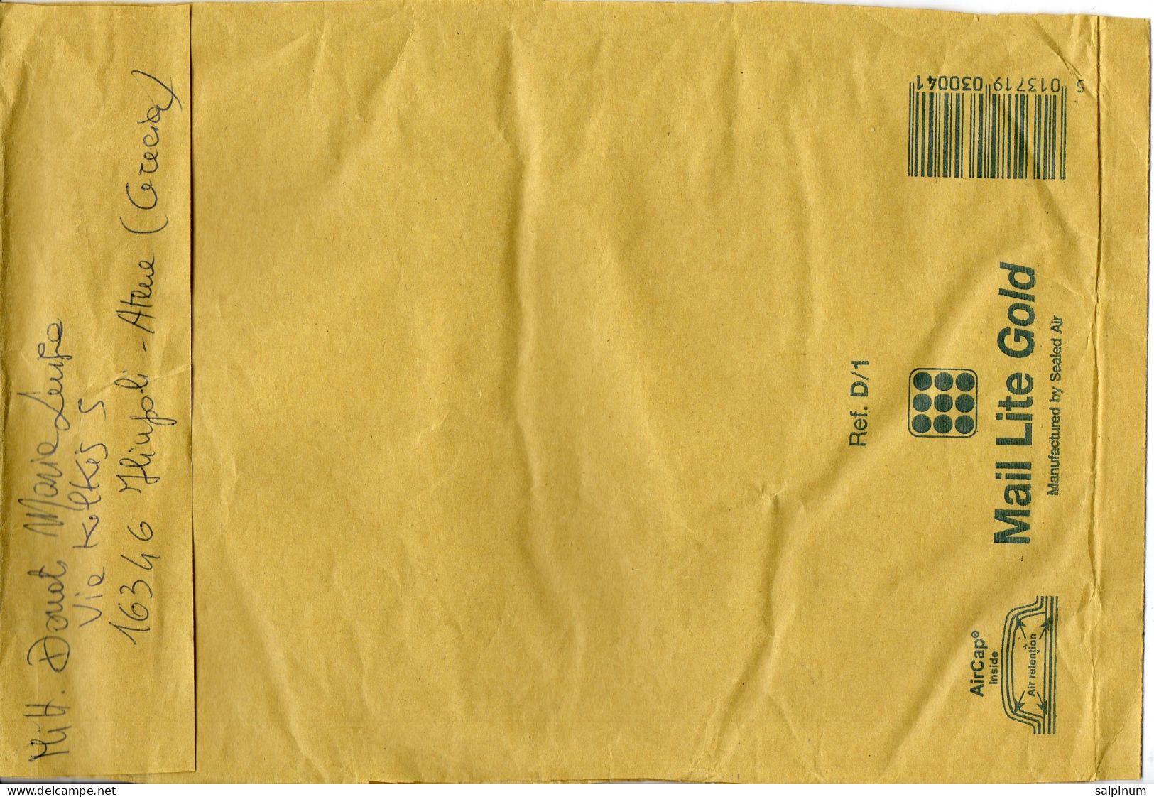 Philatelic Envelope With Stamps Sent From GREECE To ITALY - Covers & Documents