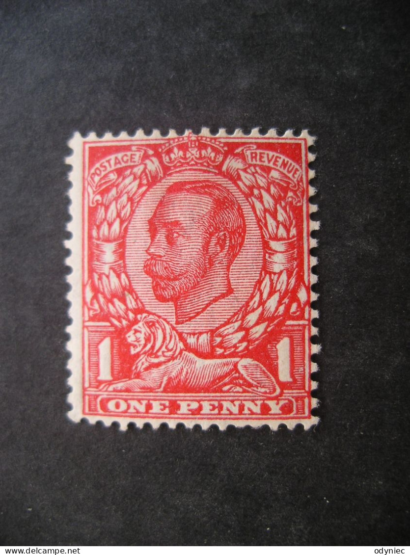 GREAT BRITAIN King George V Wmk.32 1912 MH - Nuovi