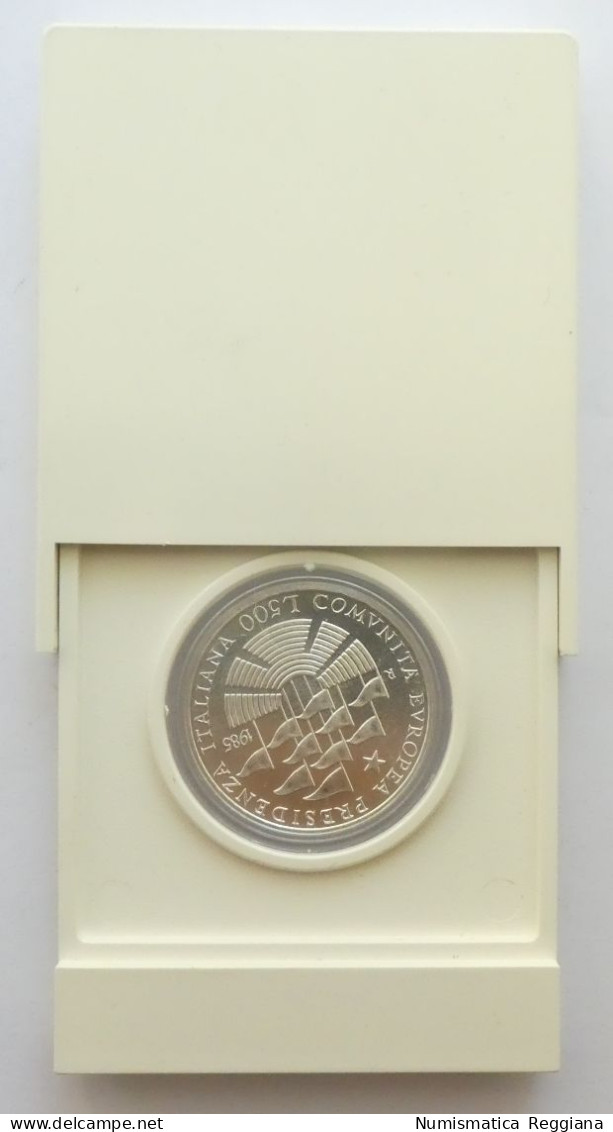 Repubblica Italiana - 500 Lire Argento 1985 Collegio Mondo Unito Dell'Adriatico - Collections