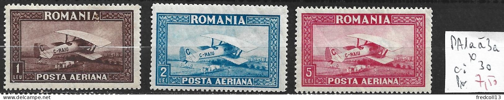 ROUMANIE PA 1a à 3a * Côte 30 € - Unused Stamps