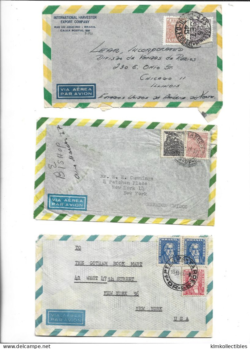 BRAZIL BRASIL - POSTAL HISTORY LOT - AIRMAIL - Other & Unclassified