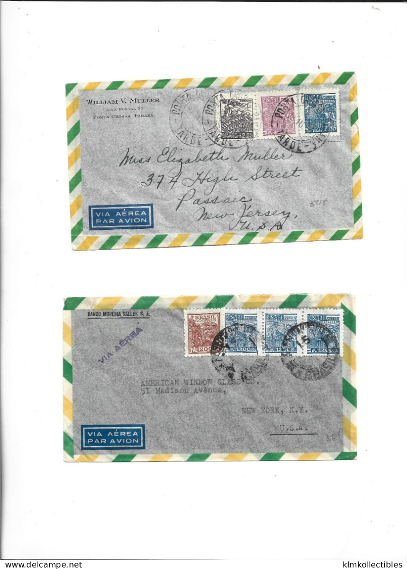 BRAZIL BRASIL - POSTAL HISTORY LOT - AIRMAIL - Other & Unclassified