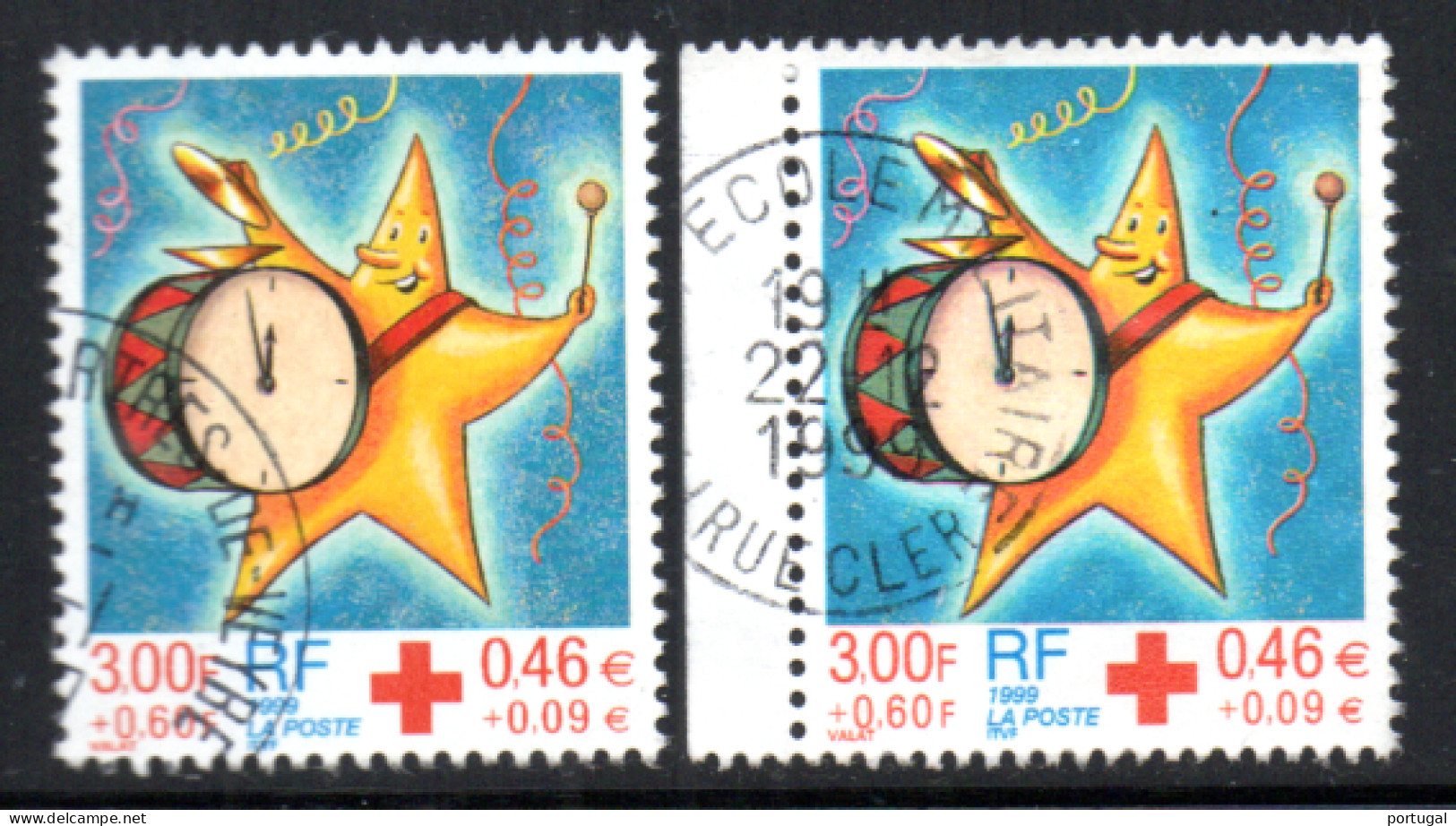 N° 3288,88a - 1999 - Used Stamps