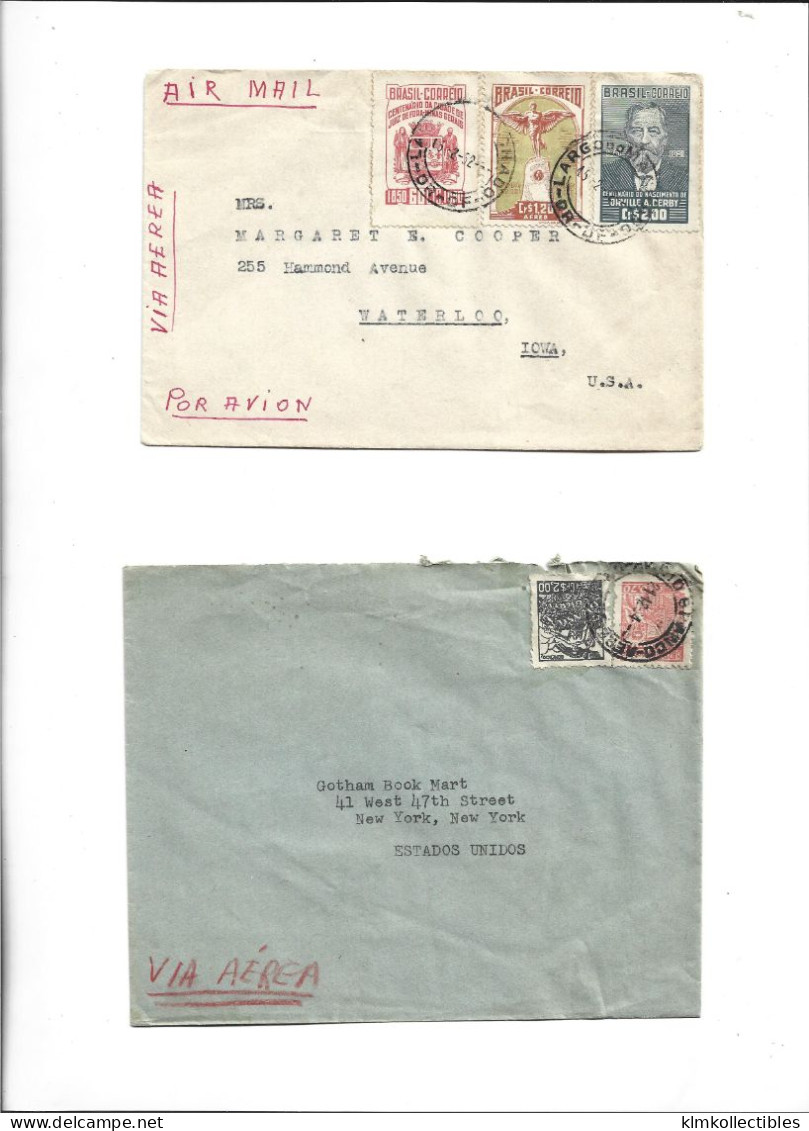 BRAZIL BRASIL - POSTAL HISTORY LOT - AIRMAIL - Other & Unclassified