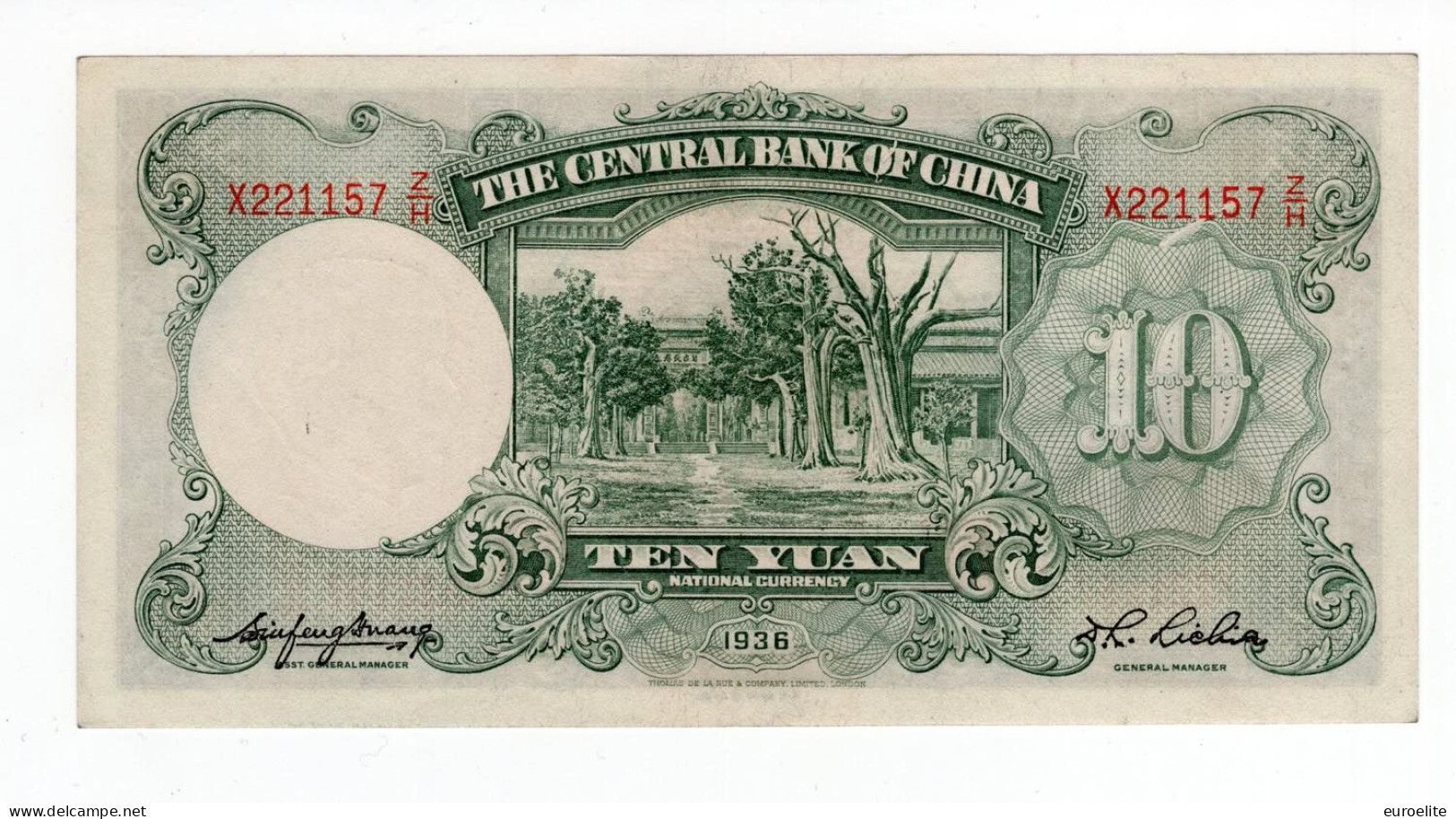 Cina - 10 Yuan 1936 - Cina