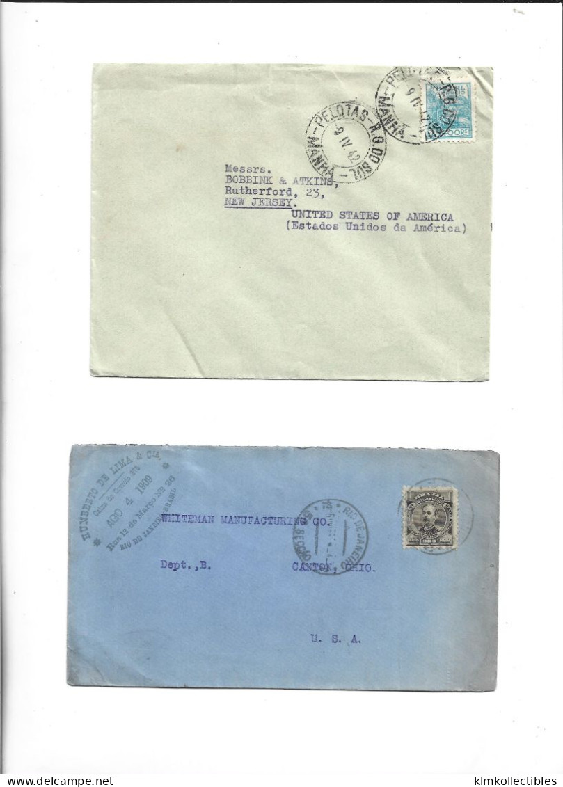 BRAZIL BRASIL - POSTAL HISTORY LOT - Other & Unclassified