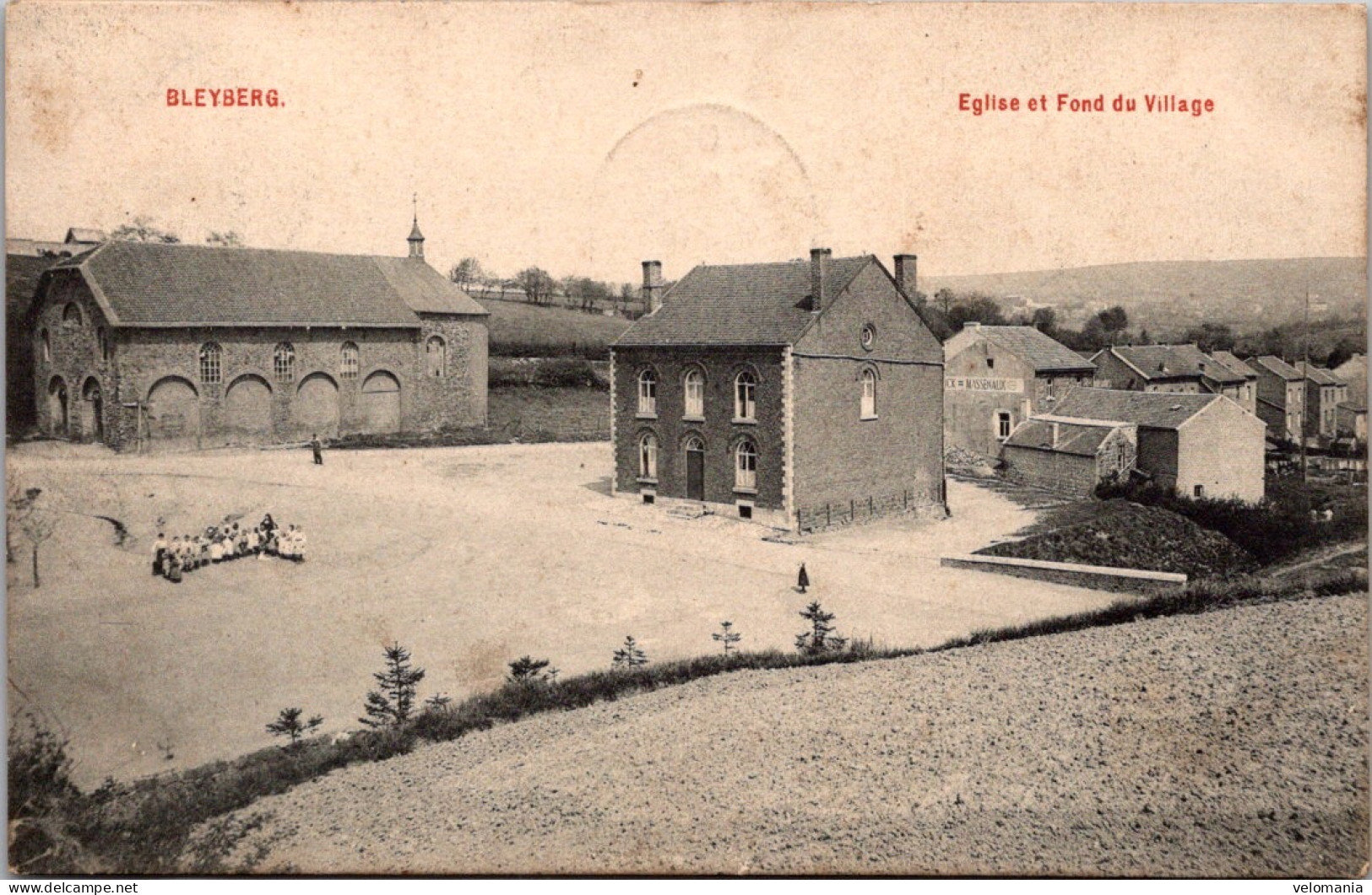 S15829 Cpa Belgique - Bleyberg - Eglise Et Fond Du Village - Plombières