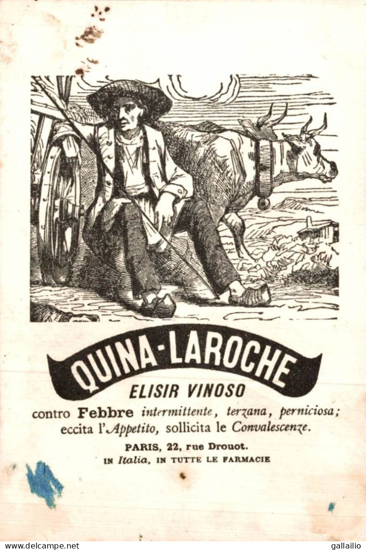 CHROMO QUINA LAROCHE ELISIR VINOSO - Otros & Sin Clasificación