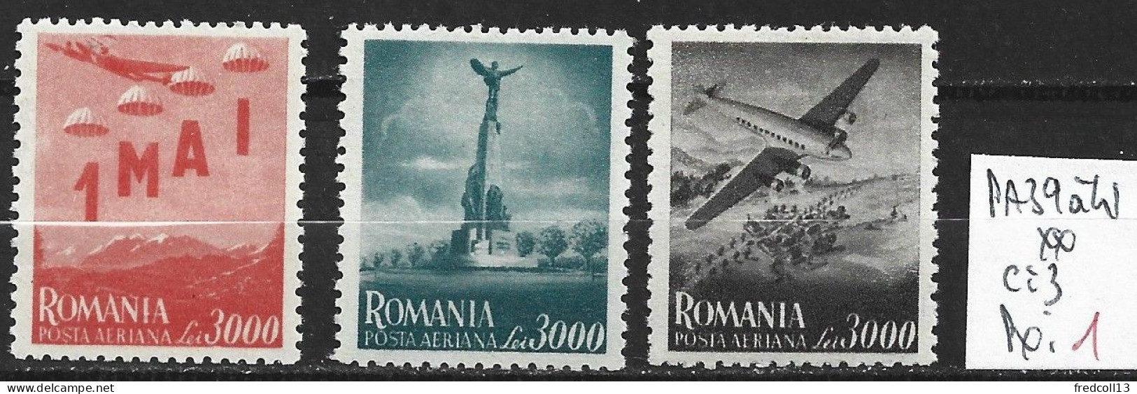 ROUMANIE PA 39 à 41 ** Côte 3 € - Unused Stamps