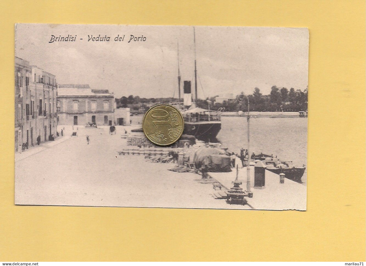 P3554 Puglia BRINDISI Porto 1909 Viaggiata - Brindisi