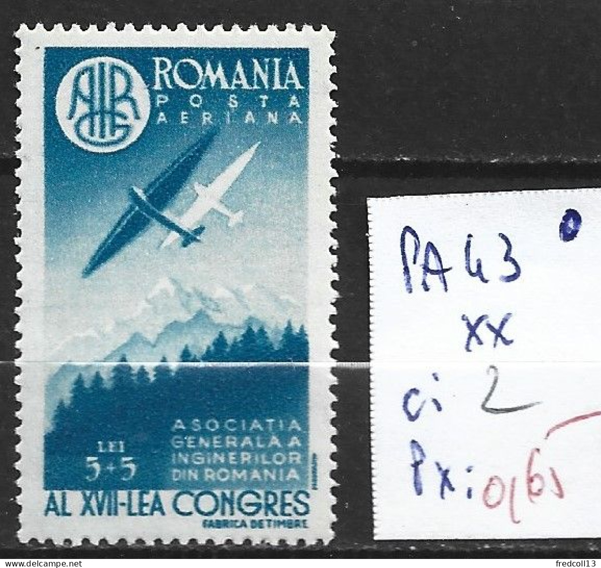 ROUMANIE PA 43 ** Côte 2 € - Unused Stamps