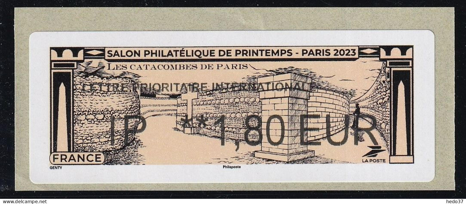 France Timbres De Distributeurs N°1287 -  Variété Erreur - Neuf ** Sans Charnière - TB - 2010-... Viñetas De Franqueo Illustradas