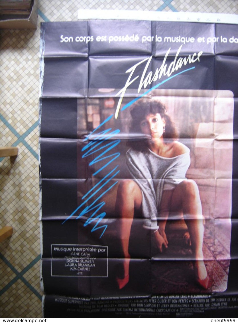 Affiche FLASHDANCE Jennifer Beals Adrian Lyne 1983 CINEMA - Plakate & Poster