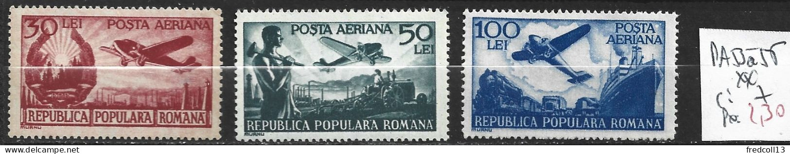 ROUMANIE PA 53 à 55 ** Côte 7 € - Unused Stamps