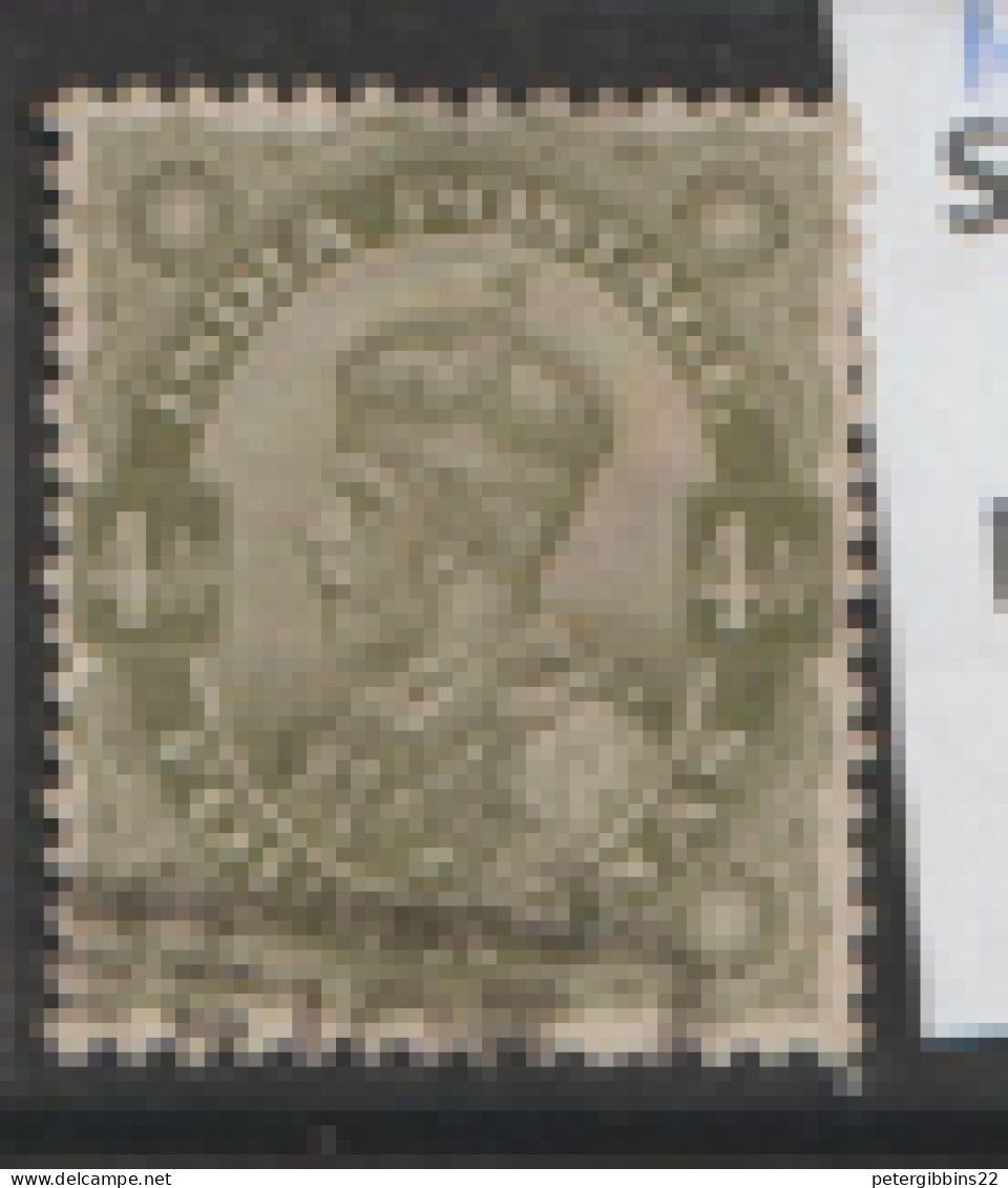 India  1926 SG  210  4a.    Fine Used - 1911-35 King George V