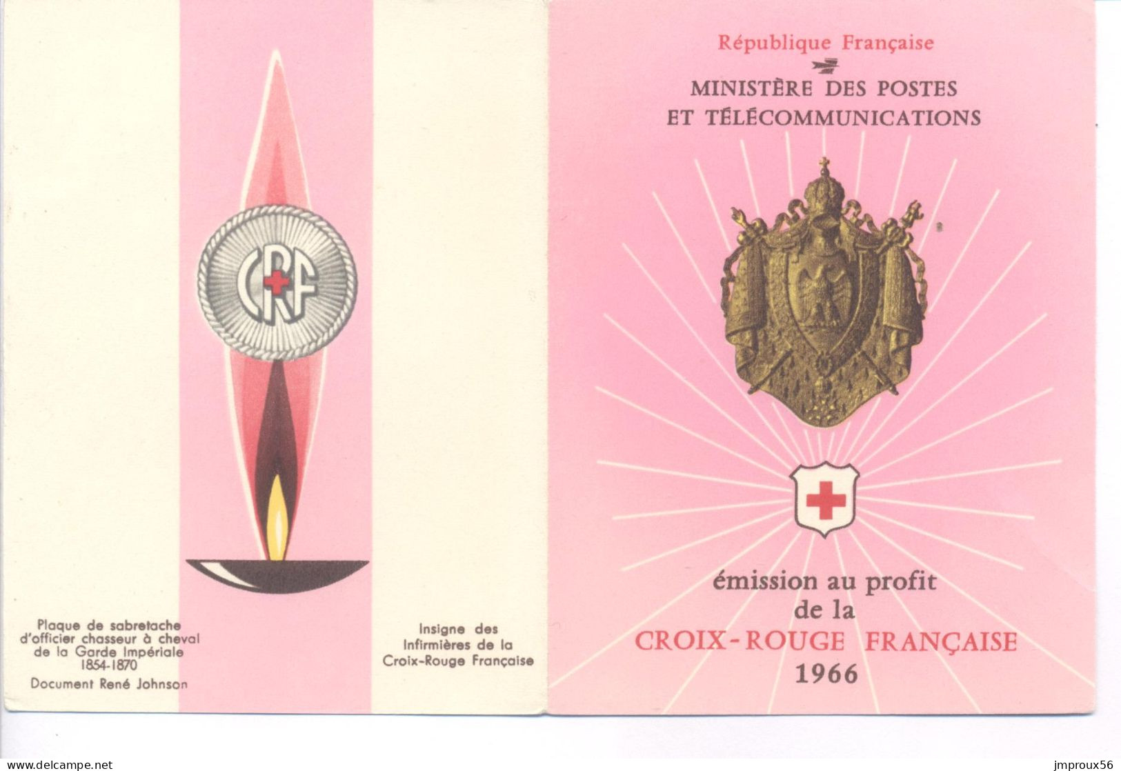 CR2015 Carnet Croix Rouge 1966 - Red Cross