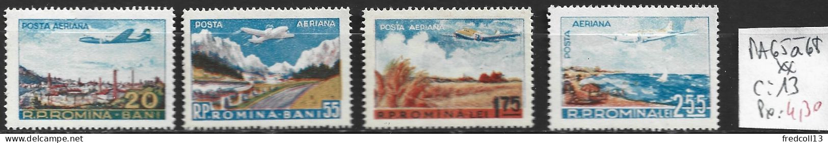 ROUMANIE PA 65 à 68 ** Côte 13 € - Unused Stamps