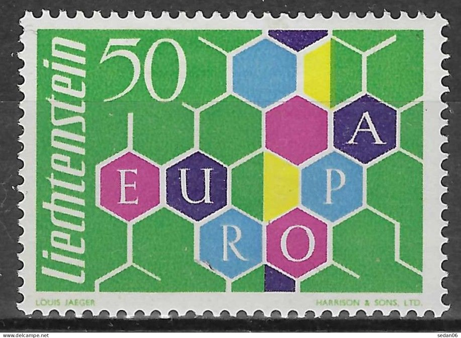 LIECHTENSTEIN N°355* (europa 1960) - COTE 100.00 € - 1960