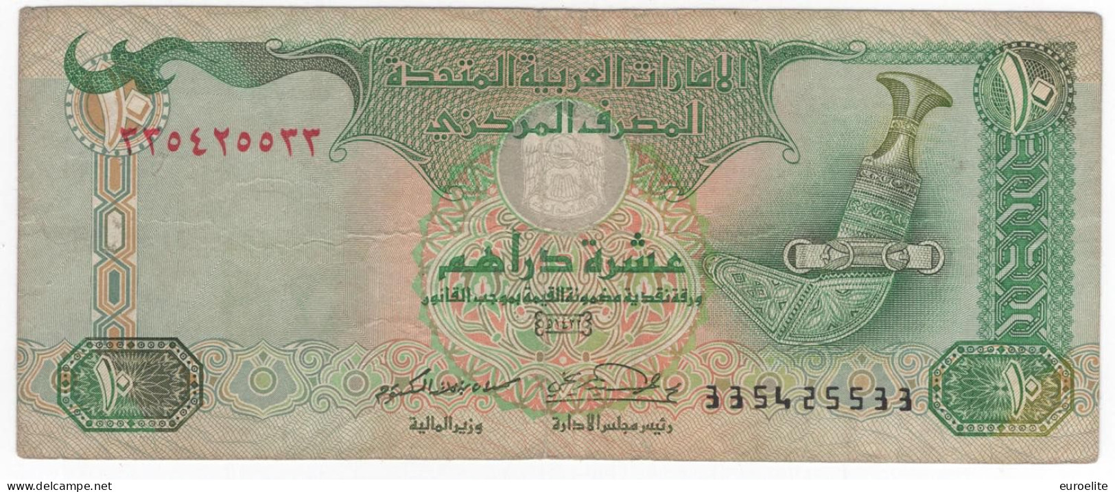 Emirati Arabi Uniti - Zayed Bin Sultan Al Nahyan (1971-2004) - 10 Dirhams 2001 - Emirati Arabi Uniti