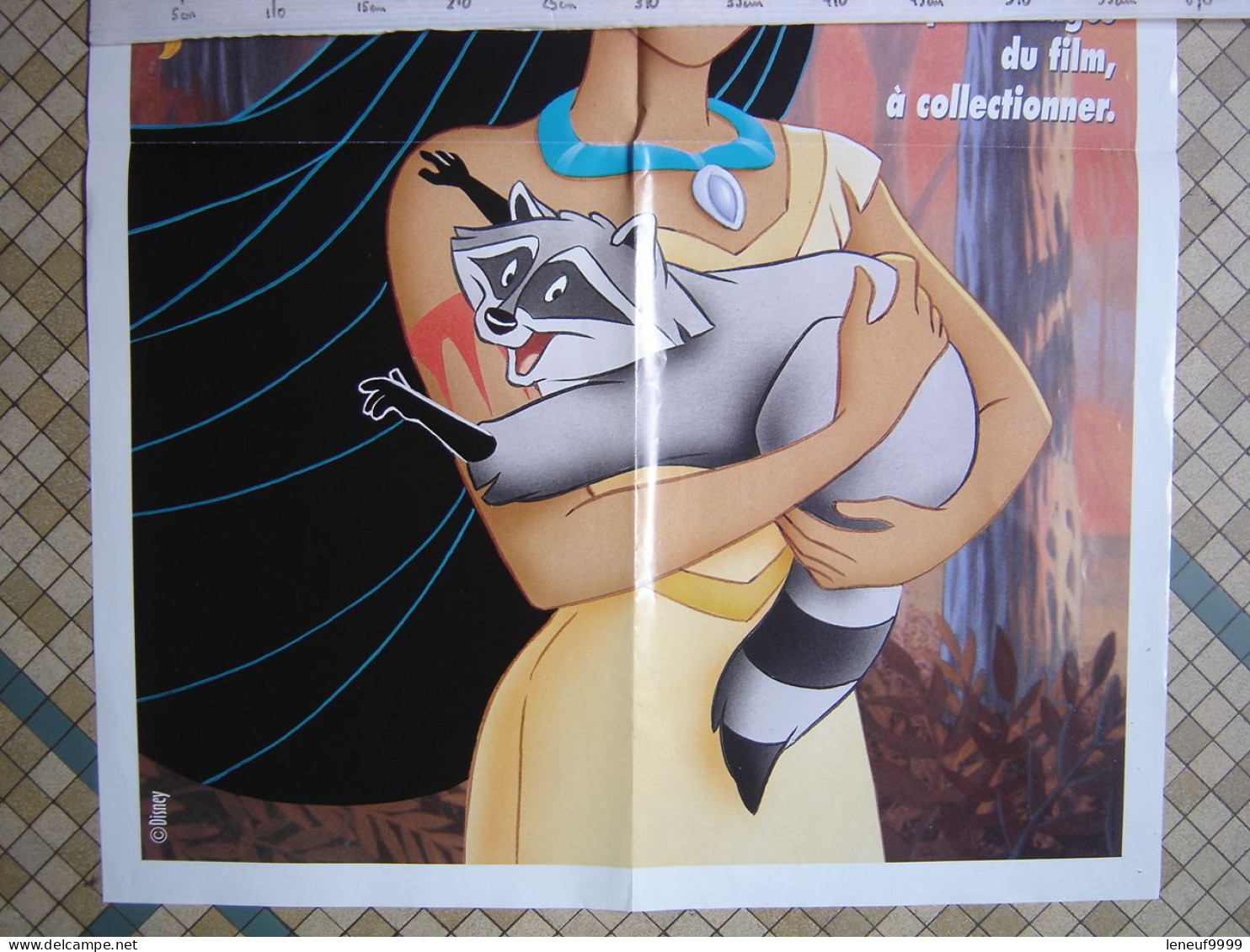 Affiche POCAHONTAS Une Légende Indienne WALT DISNEY 1995 Nestle CINEMA - Affiches & Posters