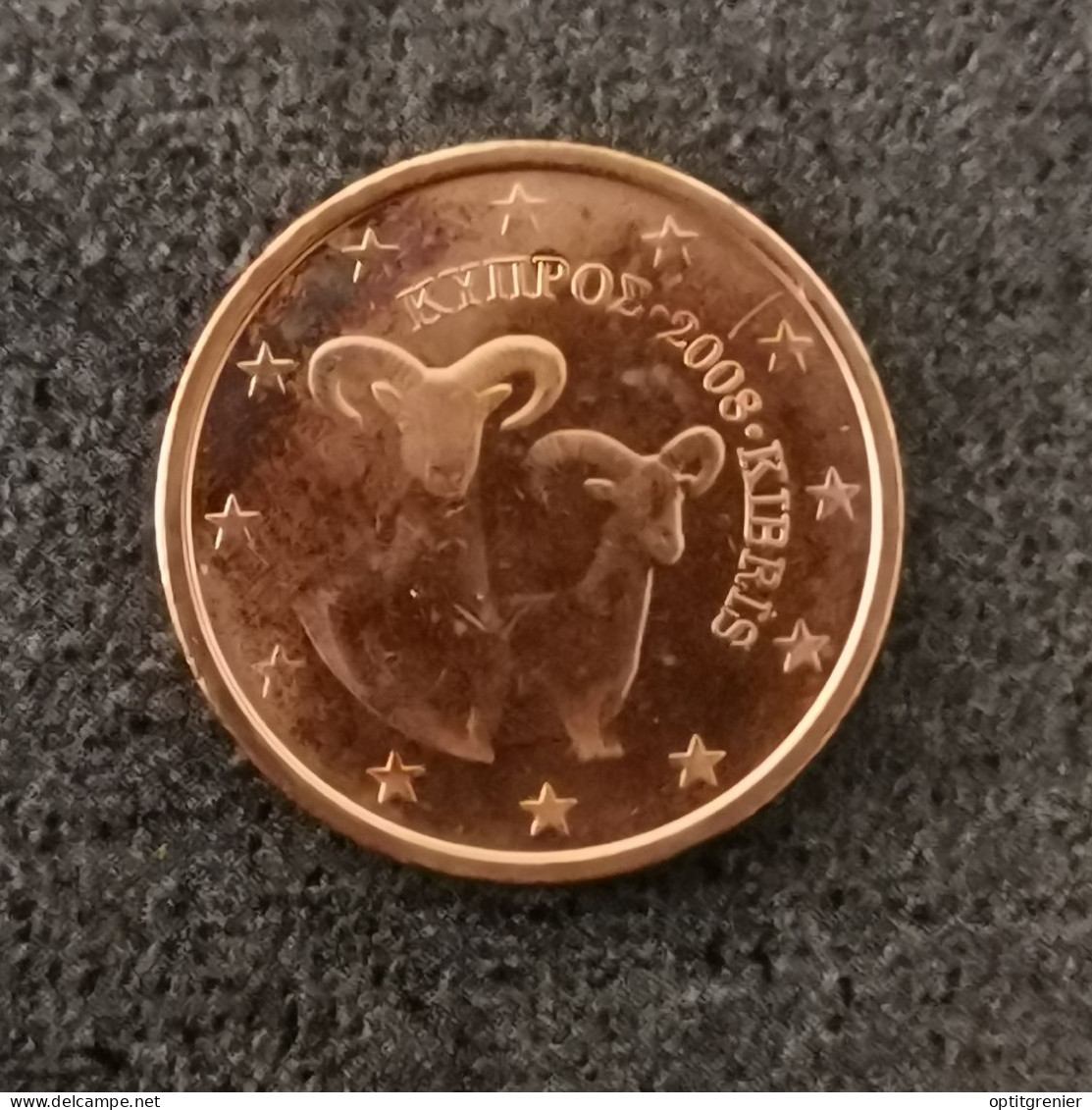 LOT 5 & 2 & 1 CENTS EURO 2008 CHYPRE / CYPRUS - Chypre