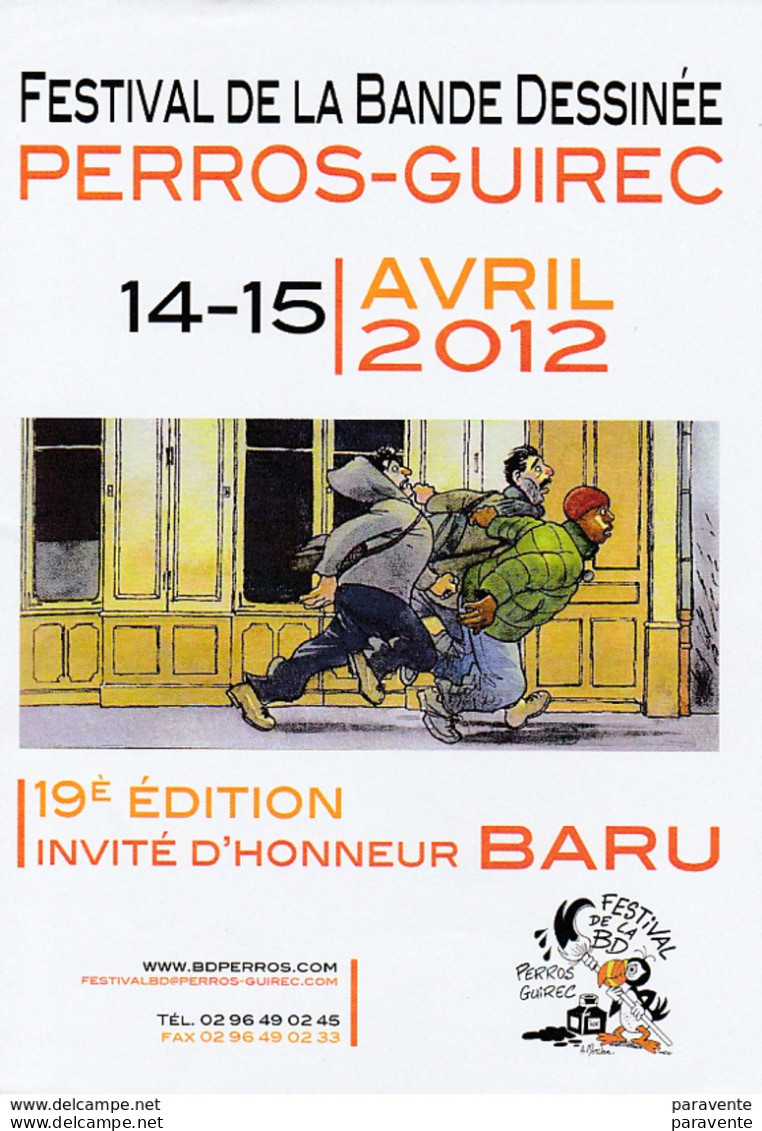 BARU : Flyer Salon PERROS-GUIRREC 2012 - Autres & Non Classés