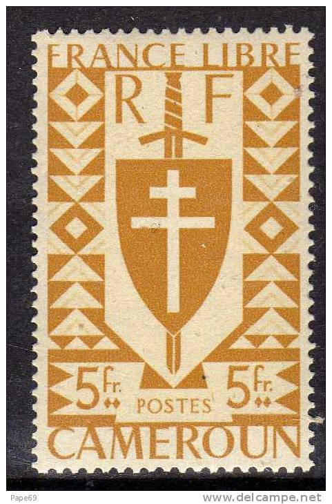 Cameroun N° 260 XX Série De Londres 5 F. Bistre-jaune TB - Andere & Zonder Classificatie