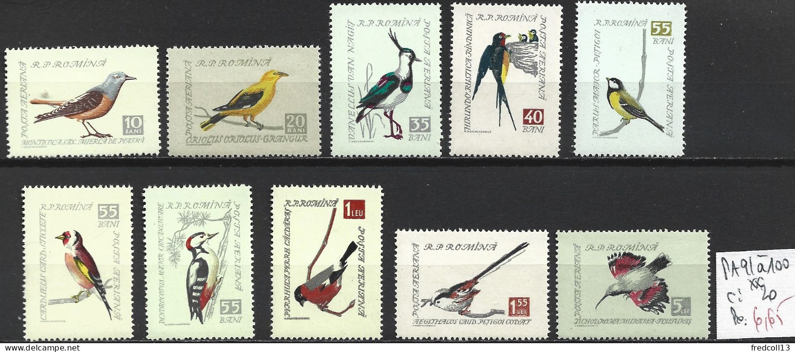 ROUMANIE PA 91 à 100 ** Côte 20 € - Unused Stamps