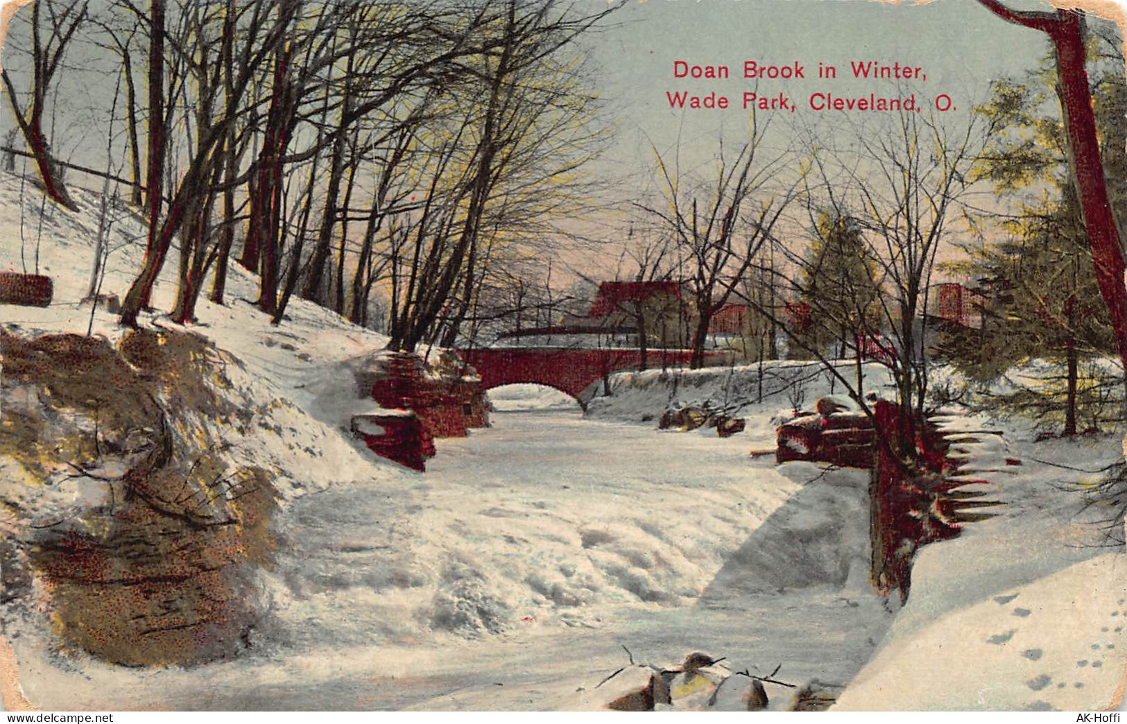 Doan Brook In Winter, Wade Park, Cleveland, O. - Cleveland